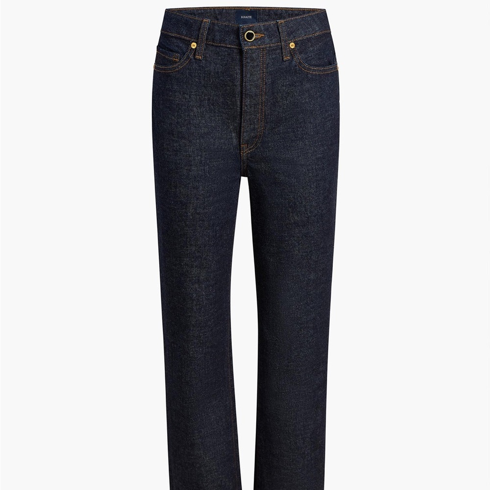 Khaite Abigail High Rise Straight Leg